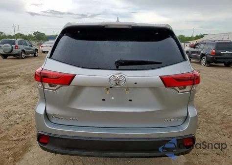 2018 Toyota Highlander Se from USA, damaged, VIN 5TDJZRFH1JS905793